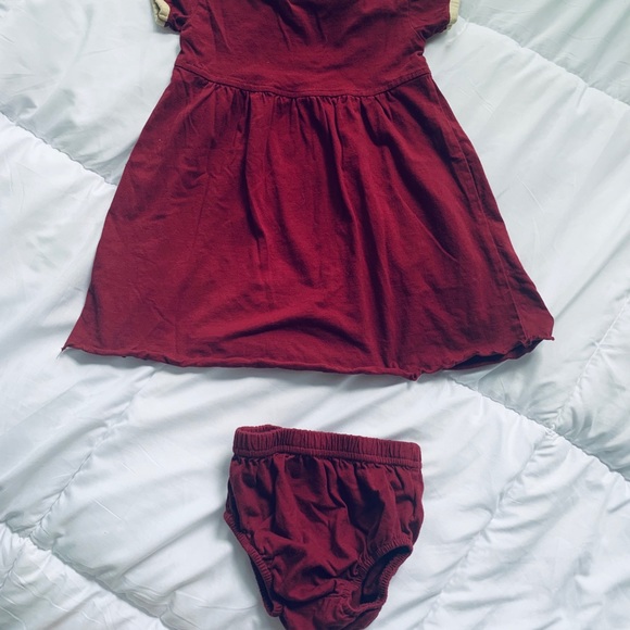 NEW, Girl’s, FSU short sleeve Dress and Bloomers, Size 3-6 months - Picture 3 of 3
